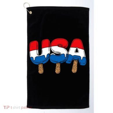 USA Popsicle Summer Celebrations Beach Party Golf Towel
