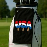 USA Popsicle Summer Celebrations Beach Party Golf Towel thumb 2