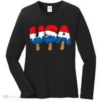 USA Popsicle Summer Celebrations Beach Party Women's Long Sleeve Shirt thumb 0
