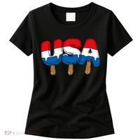 USA Popsicle Summer Celebrations Beach Party Women's T-Shirt thumb 0