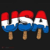 USA Popsicle Summer Celebrations Beach Party Women's T-Shirt thumb 6