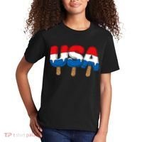 USA Popsicle Summer Celebrations Beach Party Kids T-Shirt thumb 2