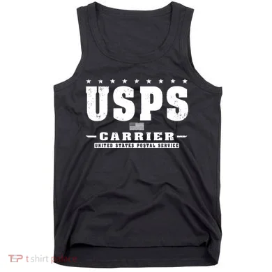 Us Postal Service Carrier Distressed Tank Top