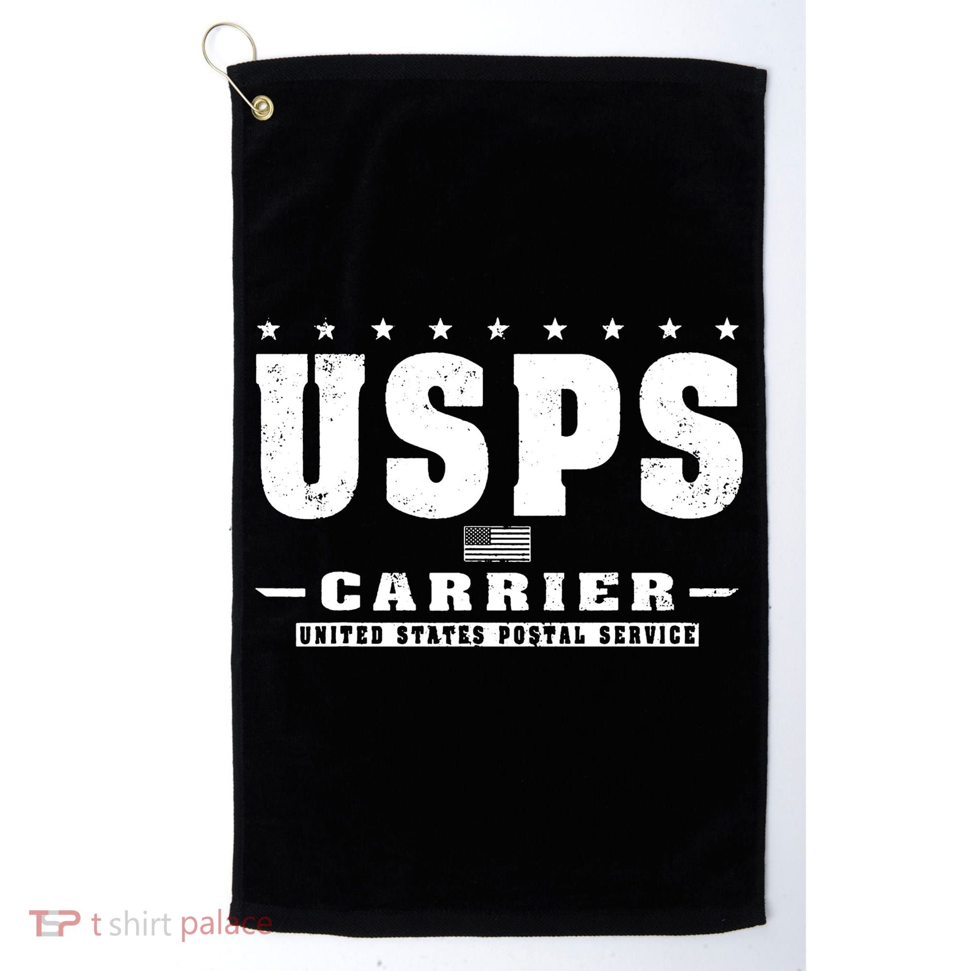 Us Postal Service Carrier Distressed Golf Towel