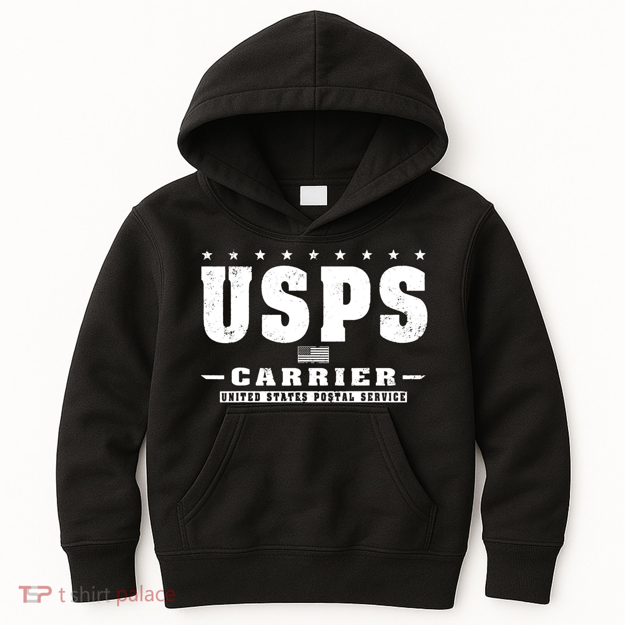 Us Postal Service Carrier Distressed Kids Hoodie