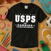 Us Postal Service Carrier Distressed Kids T-Shirt thumb 3