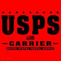Us Postal Service Carrier Distressed Santa Hat thumb 1