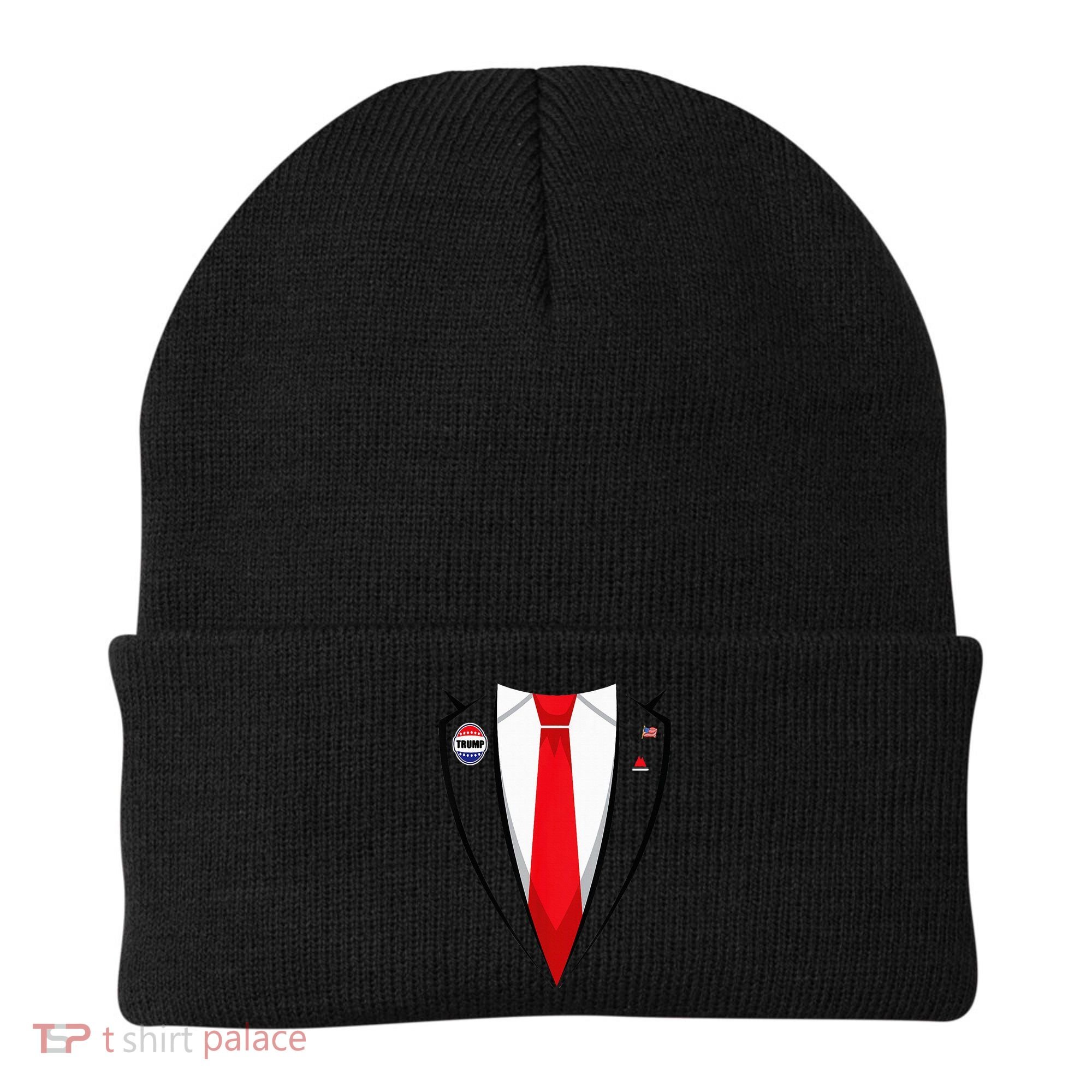Usa President Trump Suit Halloween 2024 Beanie