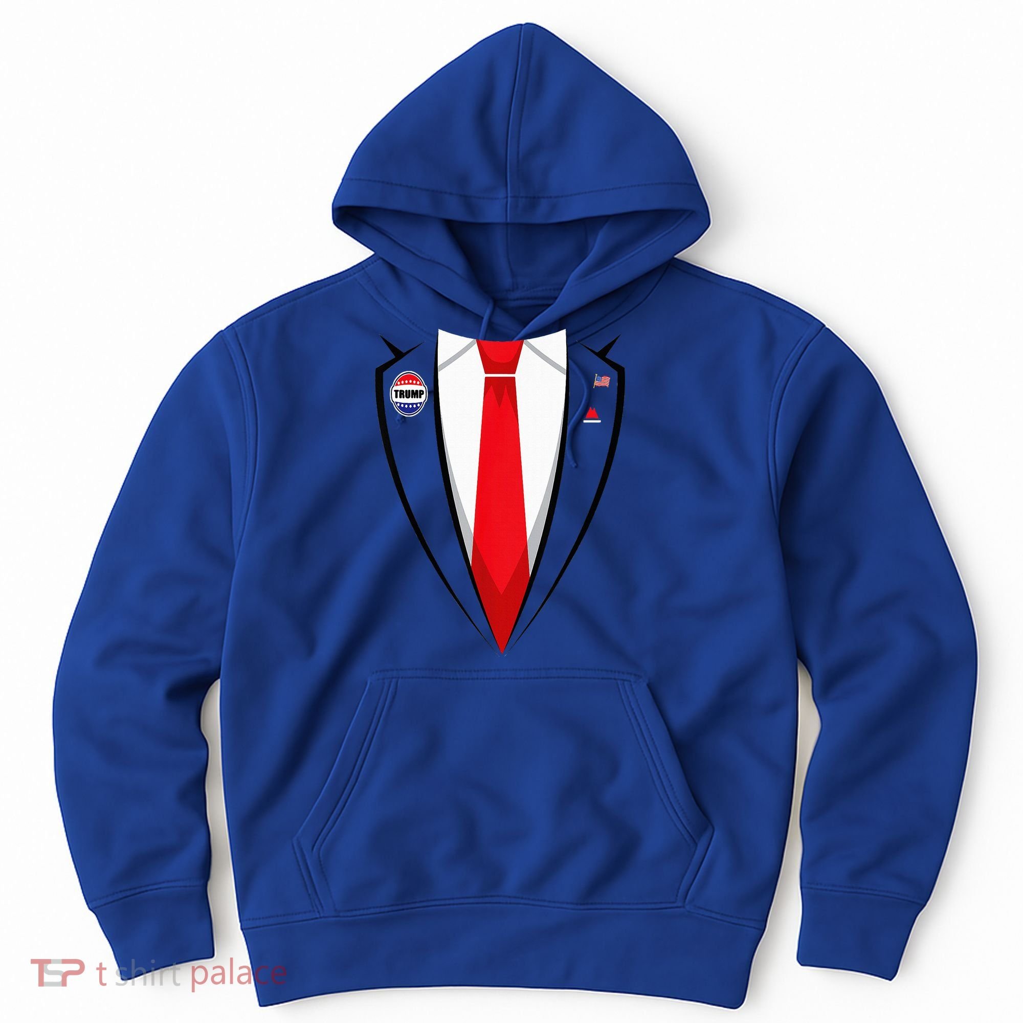 Usa President Trump Suit Halloween 2024 Hoodie