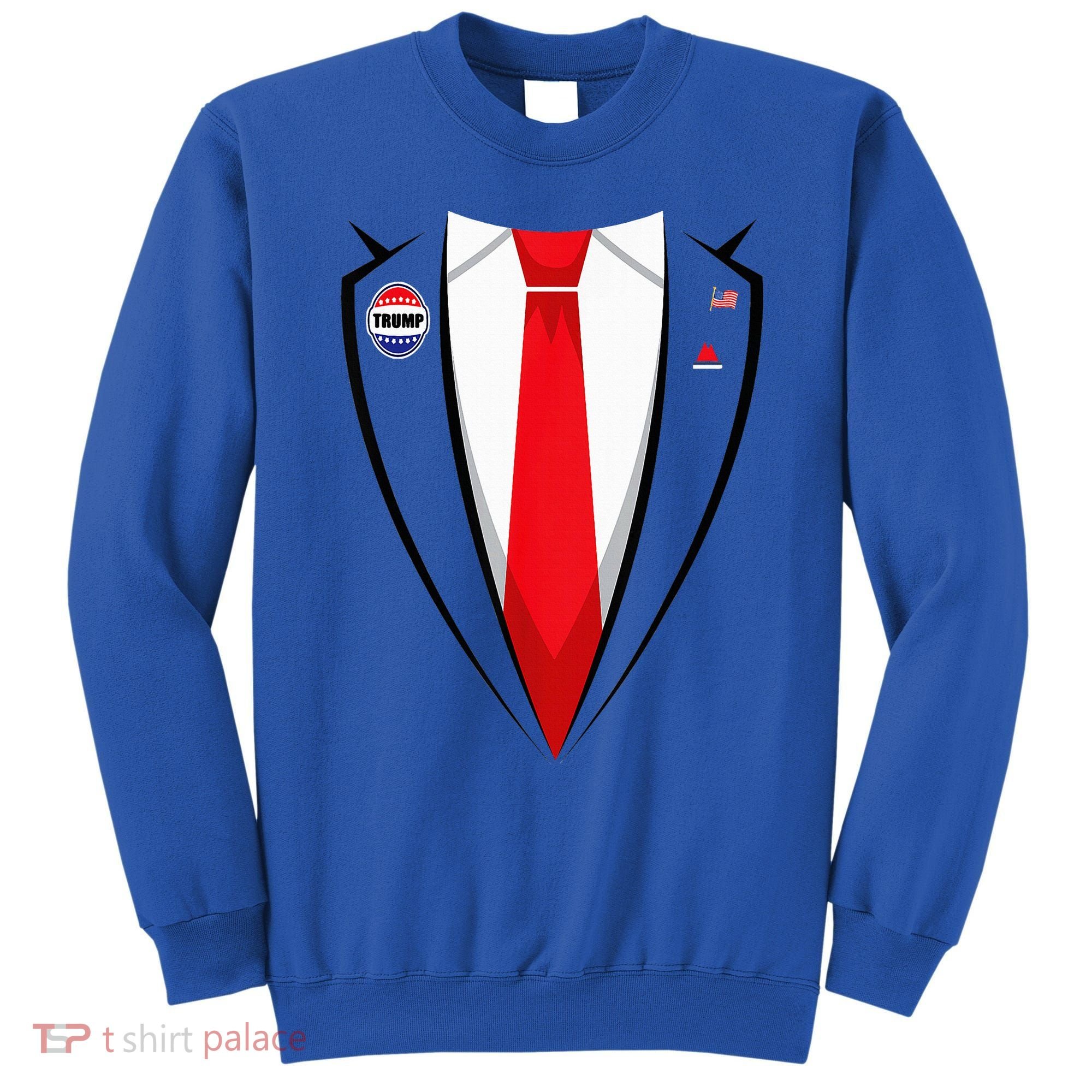 Usa President Trump Suit Halloween 2024 Sweatshirt