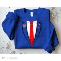 Usa President Trump Suit Halloween 2024 Sweatshirt thumb 2