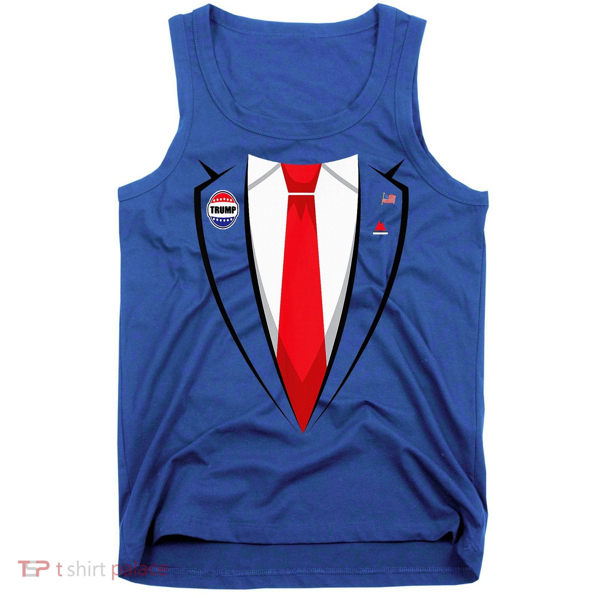 Usa President Trump Suit Halloween 2024 Tank Top