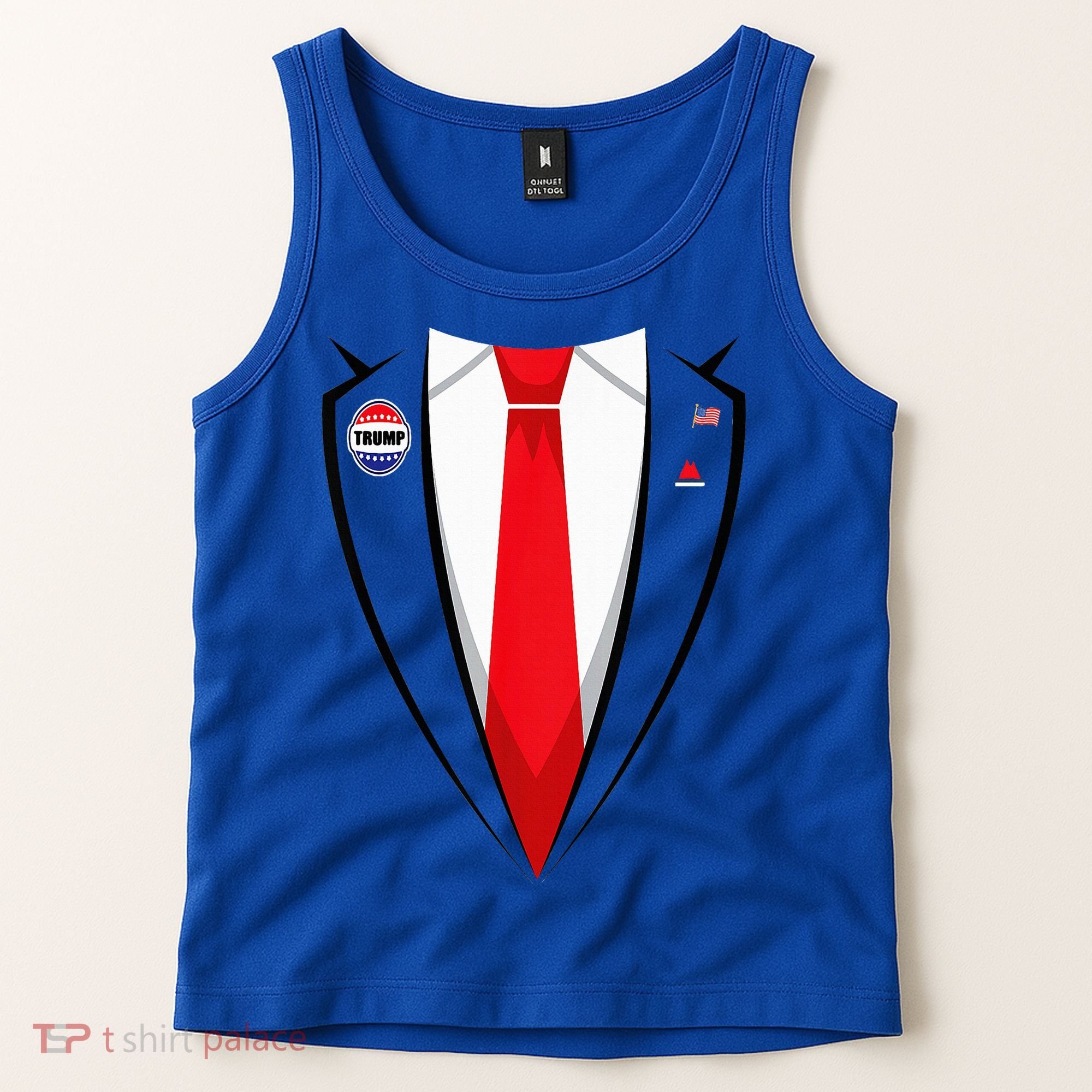 Usa President Trump Suit Halloween 2024 Tank Top