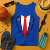 Usa President Trump Suit Halloween 2024 Tank Top thumb 4