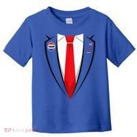 Usa President Trump Suit Halloween 2024 Toddler T-Shirt thumb 0