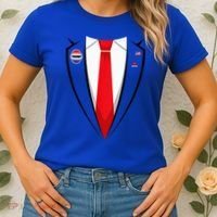 Usa President Trump Suit Halloween 2024 Women's T-Shirt thumb 2