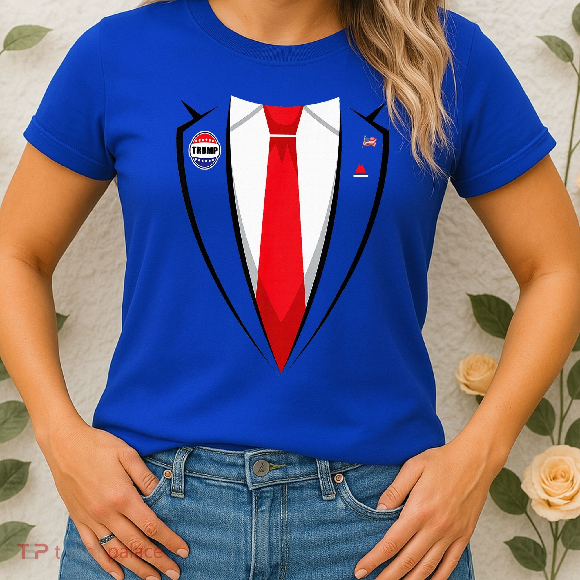 Usa President Trump Suit Halloween 2024 Women's T-Shirt