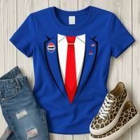 Usa President Trump Suit Halloween 2024 Women's T-Shirt thumb 3
