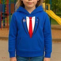 Usa President Trump Suit Halloween 2024 Kids Hoodie thumb 3