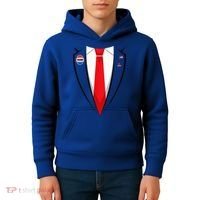 Usa President Trump Suit Halloween 2024 Kids Hoodie thumb 4