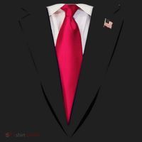 Usa President Trump Suit Easy Halloween Costume Beanie thumb 2