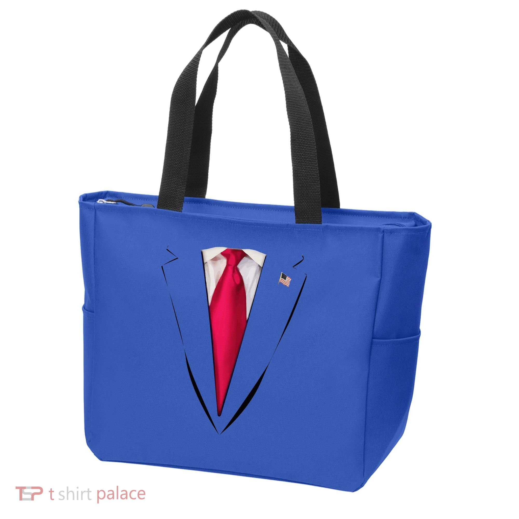 Usa President Trump Suit Easy Halloween Costume Tote Bag