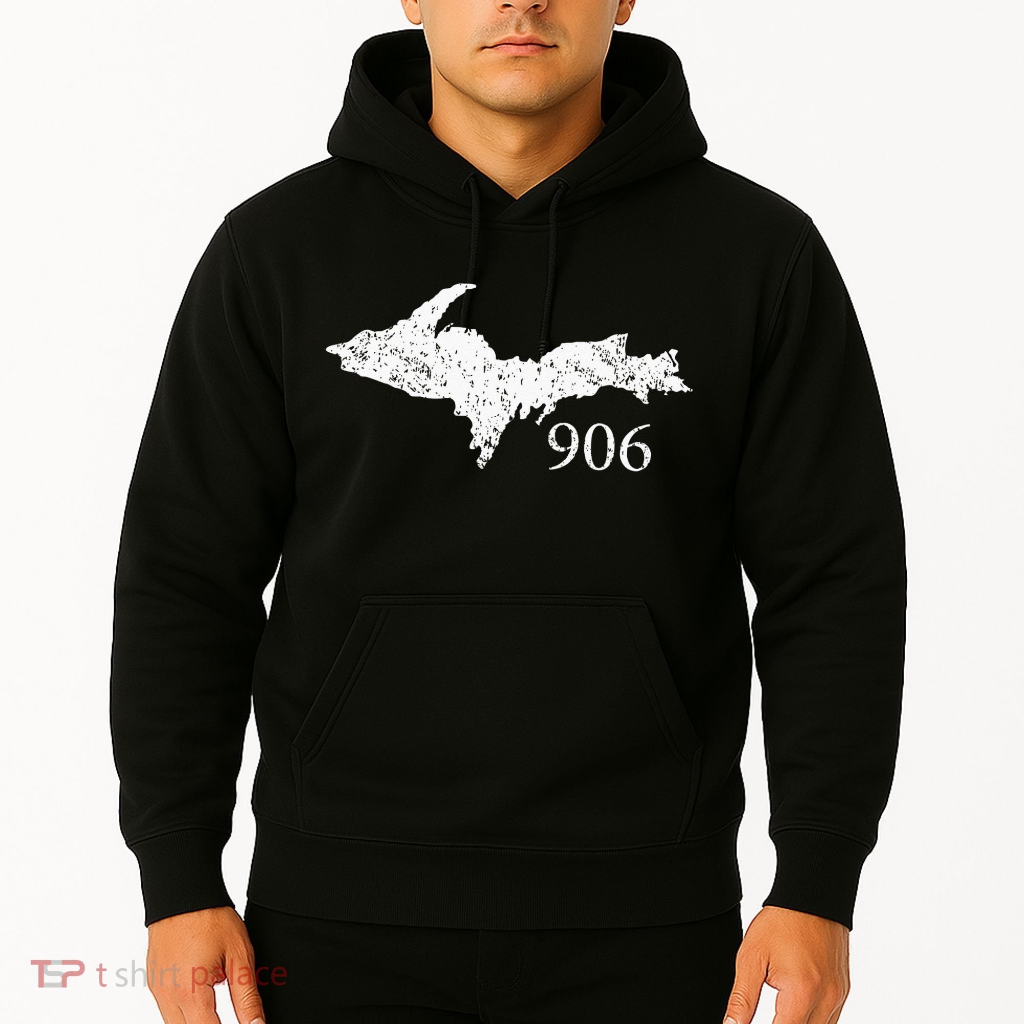 Upper Peninsula UP 906 Yooper Pride Michigan Roots Hoodie