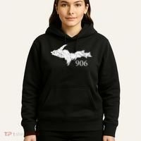 Upper Peninsula UP 906 Yooper Pride Michigan Roots Hoodie thumb 5