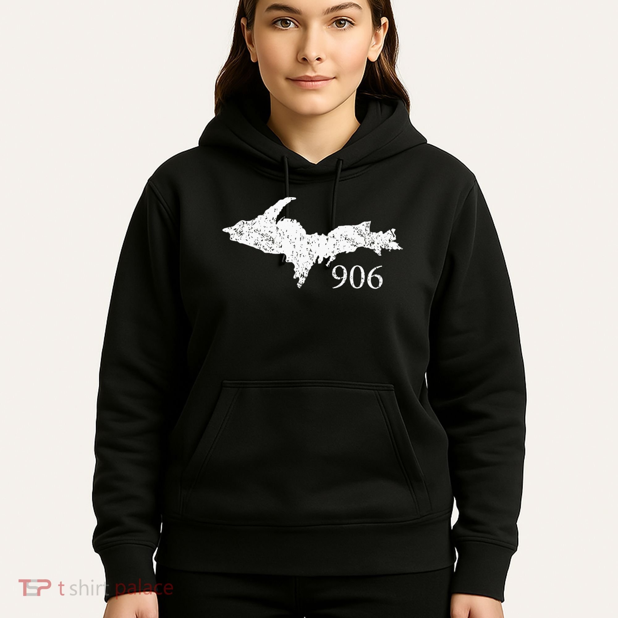 Upper Peninsula UP 906 Yooper Pride Michigan Roots Hoodie