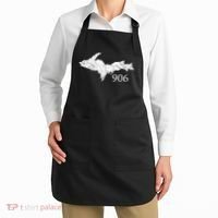 Upper Peninsula UP 906 Yooper Pride Michigan Roots Apron thumb 2