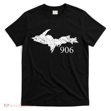 Upper Peninsula UP 906 Yooper Pride Michigan Roots T-Shirt