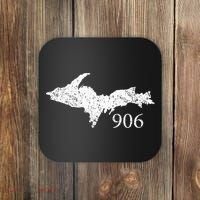 Upper Peninsula UP 906 Yooper Pride Michigan Roots Coaster thumb 0