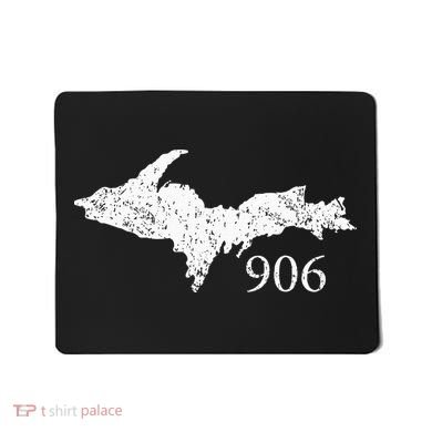 Upper Peninsula UP 906 Yooper Pride Michigan Roots Mousepad