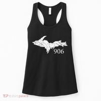 Upper Peninsula UP 906 Yooper Pride Michigan Roots Women's Tank Top thumb 0
