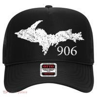 Upper Peninsula UP 906 Yooper Pride Michigan Roots Hat thumb 0
