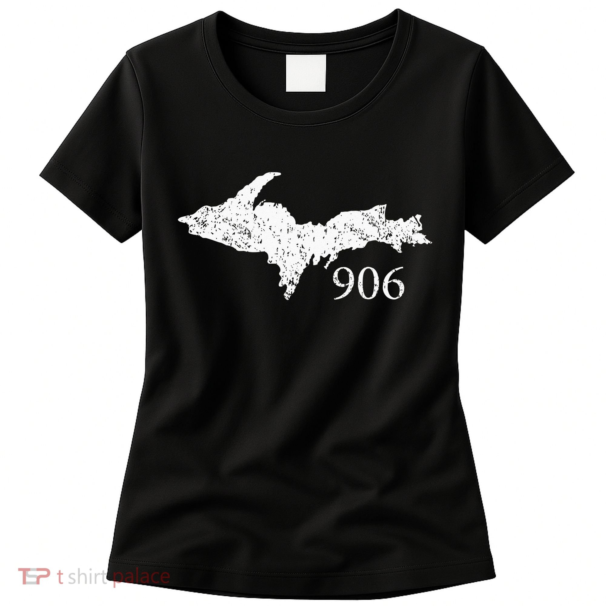 Upper Peninsula UP 906 Yooper Pride Michigan Roots Women's T-Shirt