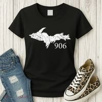 Upper Peninsula UP 906 Yooper Pride Michigan Roots Women's T-Shirt thumb 3