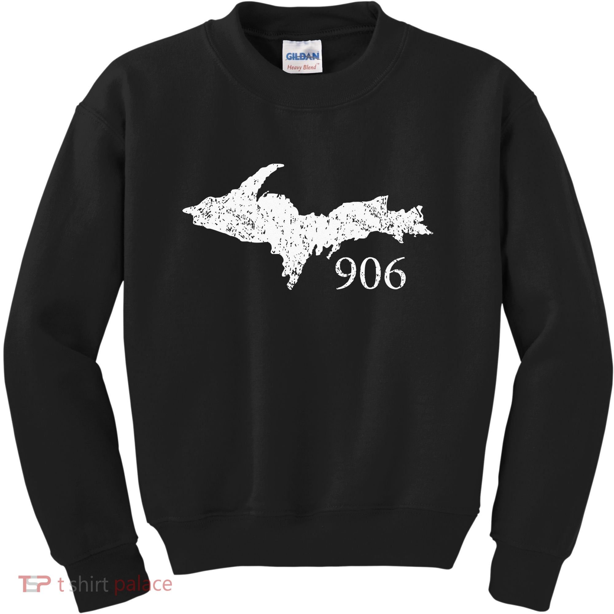 Upper Peninsula UP 906 Yooper Pride Michigan Roots Kids Sweatshirt