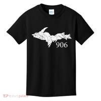 Upper Peninsula UP 906 Yooper Pride Michigan Roots Kids T-Shirt thumb 0