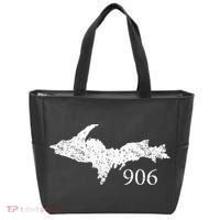 Upper Peninsula UP 906 Yooper Pride Michigan Roots Tote Bag thumb 0