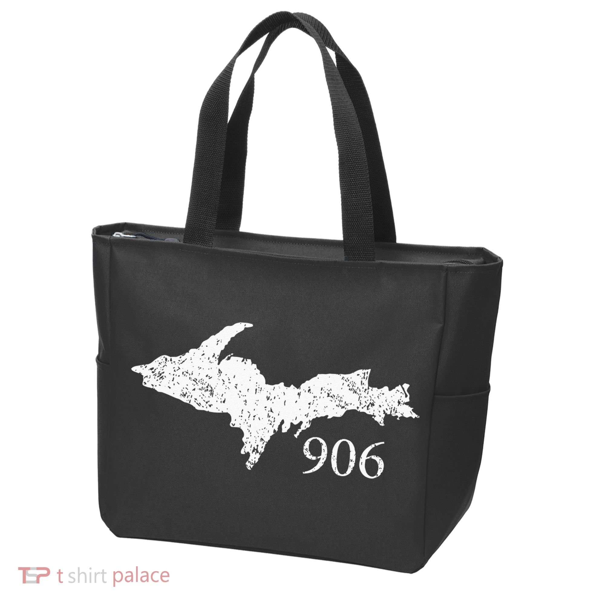 Upper Peninsula UP 906 Yooper Pride Michigan Roots Tote Bag