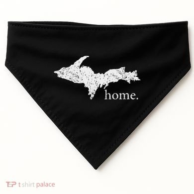 Upper Peninsula Up Home Yooper Pride Michigan Roots USA-Made Doggie Bandana