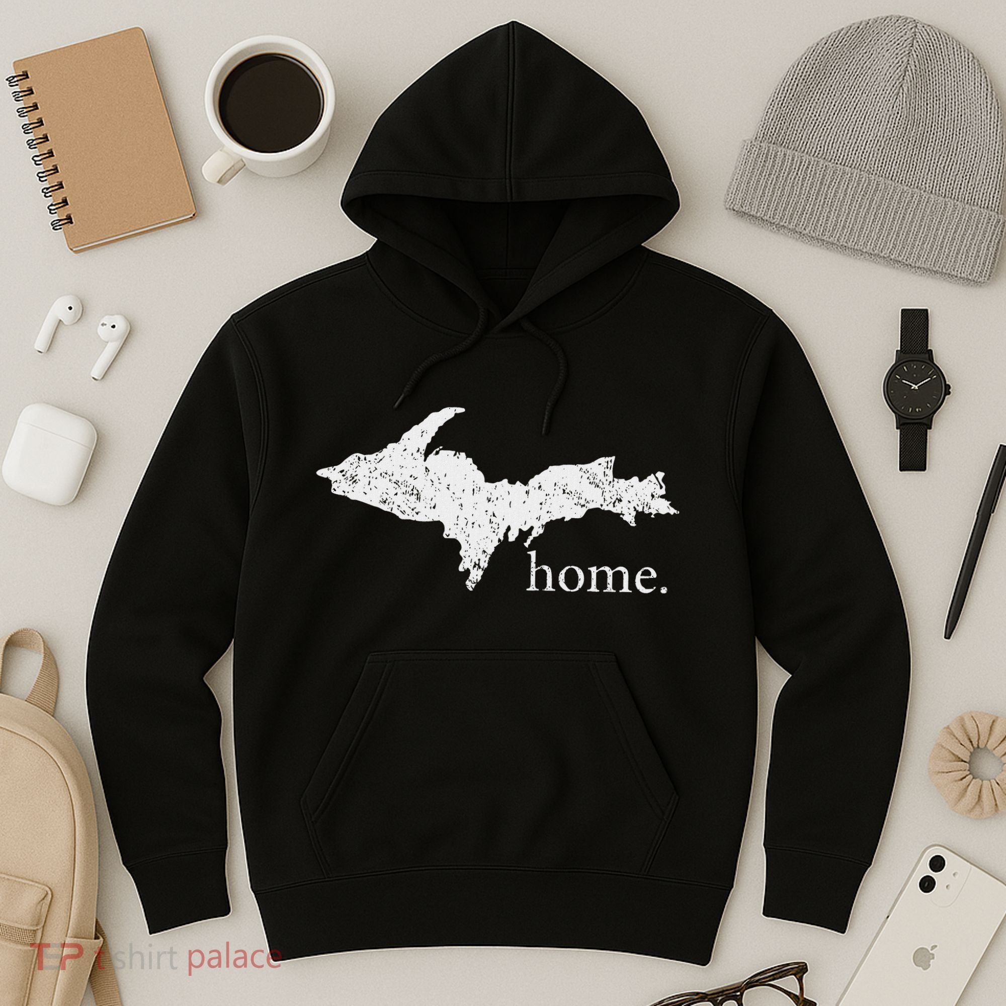 Upper Peninsula Up Home Yooper Pride Michigan Roots Hoodie