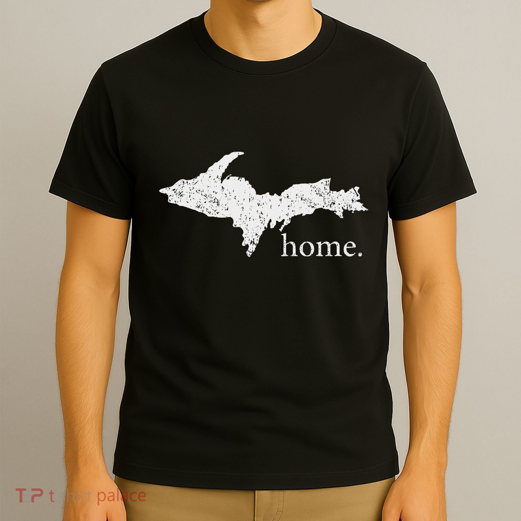 Upper Peninsula Up Home Yooper Pride Michigan Roots T-Shirt
