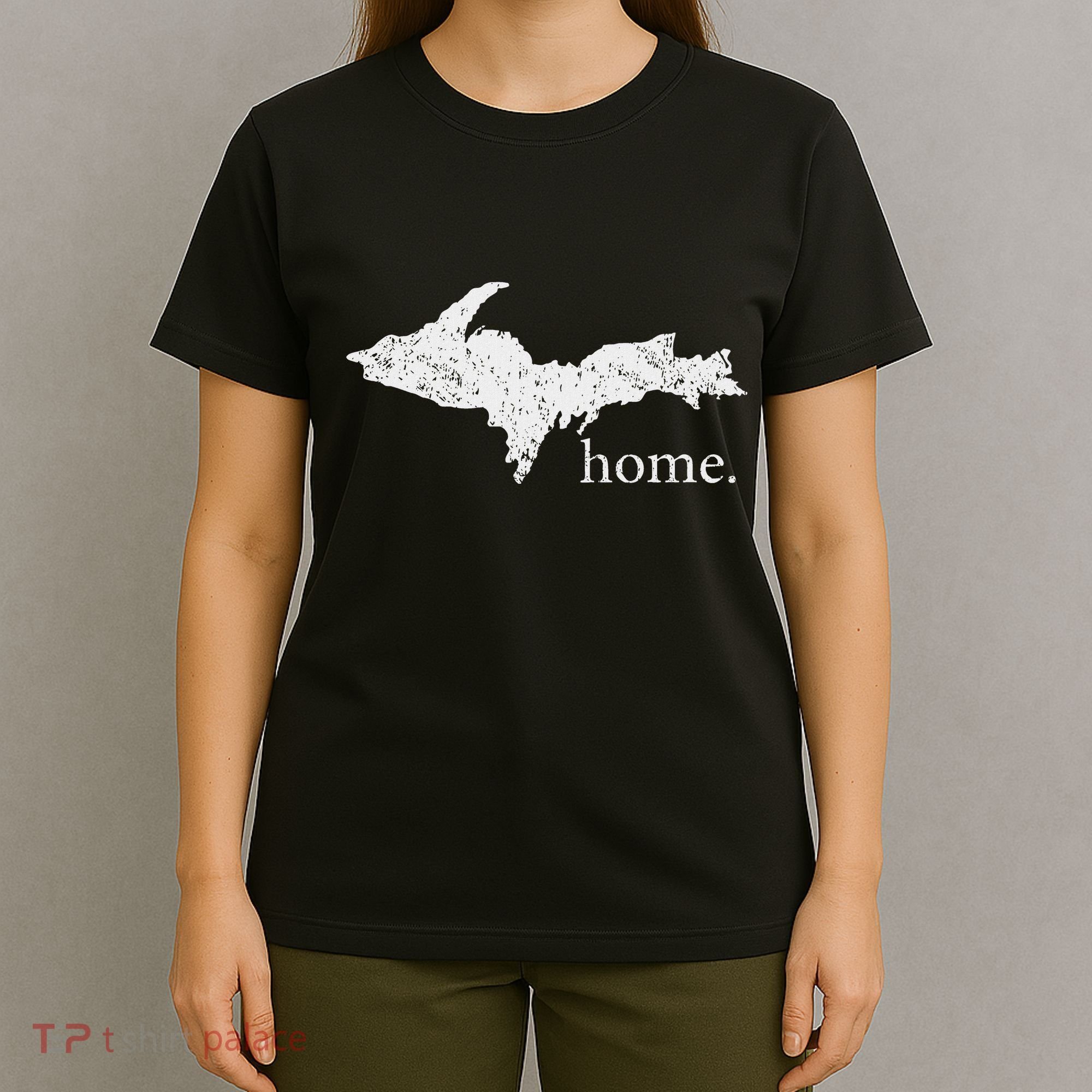 Upper Peninsula Up Home Yooper Pride Michigan Roots T-Shirt