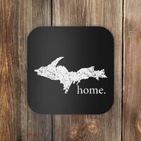 Upper Peninsula Up Home Yooper Pride Michigan Roots Coaster thumb 0