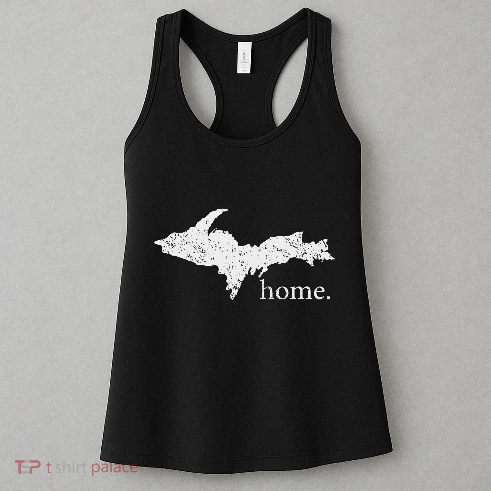 Upper Peninsula Up Home Yooper Pride Michigan Roots Women's Tank Top