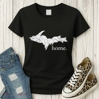 Upper Peninsula Up Home Yooper Pride Michigan Roots Women's T-Shirt thumb 3