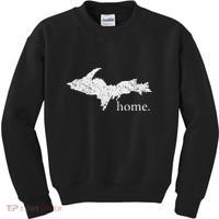 Upper Peninsula Up Home Yooper Pride Michigan Roots Kids Sweatshirt thumb 0