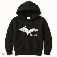 Upper Peninsula Up Home Yooper Pride Michigan Roots Kids Hoodie thumb 0